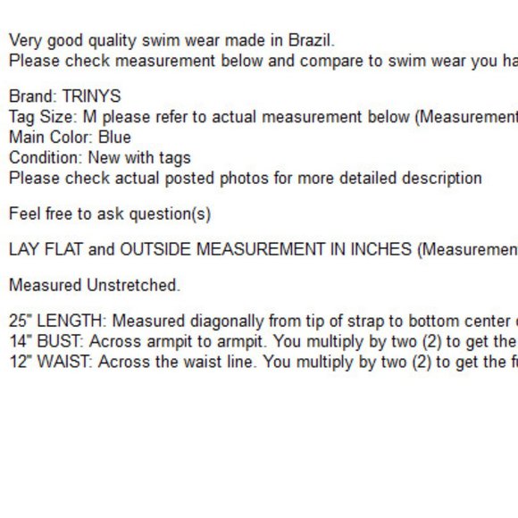 swimsuit with cap blue with touch of silver on front, size M - Picture 11 of 11